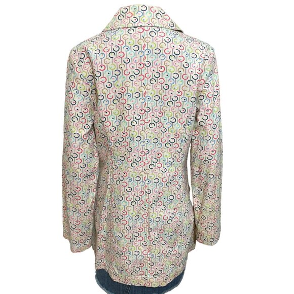 I.e. Relaxed Women's Raincoat Jacket Pastels Size Medium - Picture 4 of 4